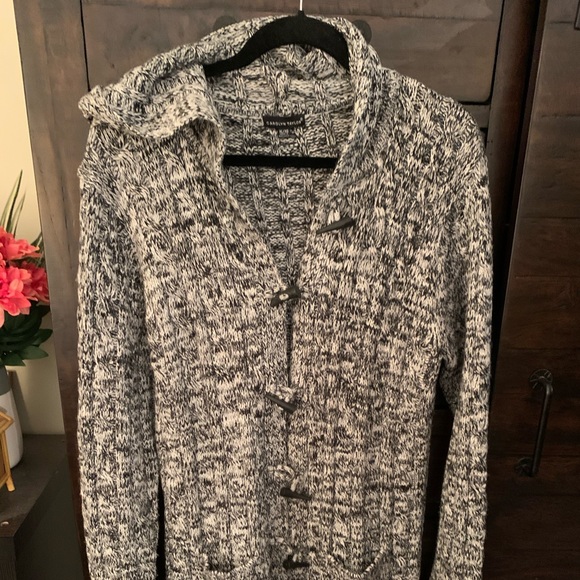 Carolyn Taylor Long Cardigan With Hood 
